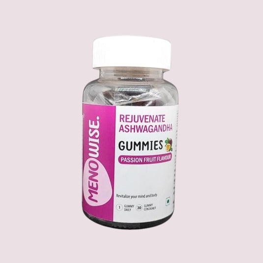 Meno Wise Rejuvenate Ashwagandha Gummies (Passion Fruit)