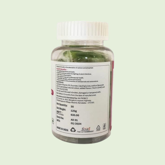 Me Wise Vitamin D3 Gummies (Blueberry)