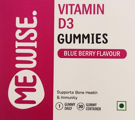 Me Wise Vitamin D3 Gummies (Blueberry)