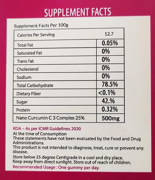 Me Wise Curcumin Gummies (Mango)