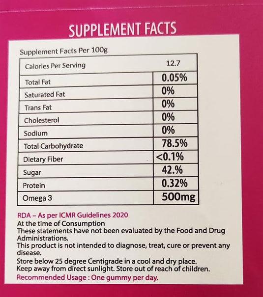 Me Wise Omega 3 Gummies (Coffee)