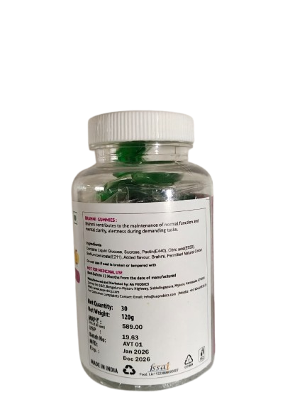 Me Wise Brahmi Gummies (Mango)