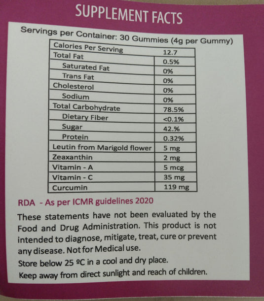 Me Wise Eye Relief Gummies Children (Strawberry)