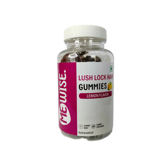 Meno Wise Lush Lock Hair Gummies (Lemon)
