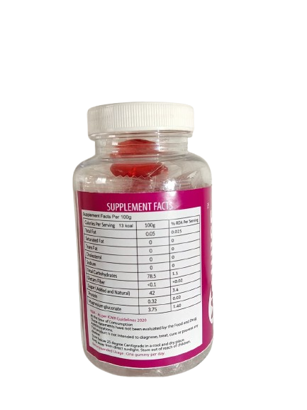 Meno Wise Magnesium Gummies (Strawberry)