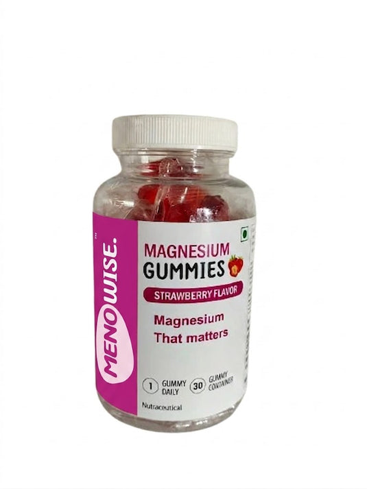 Meno Wise Magnesium Gummies (Strawberry)